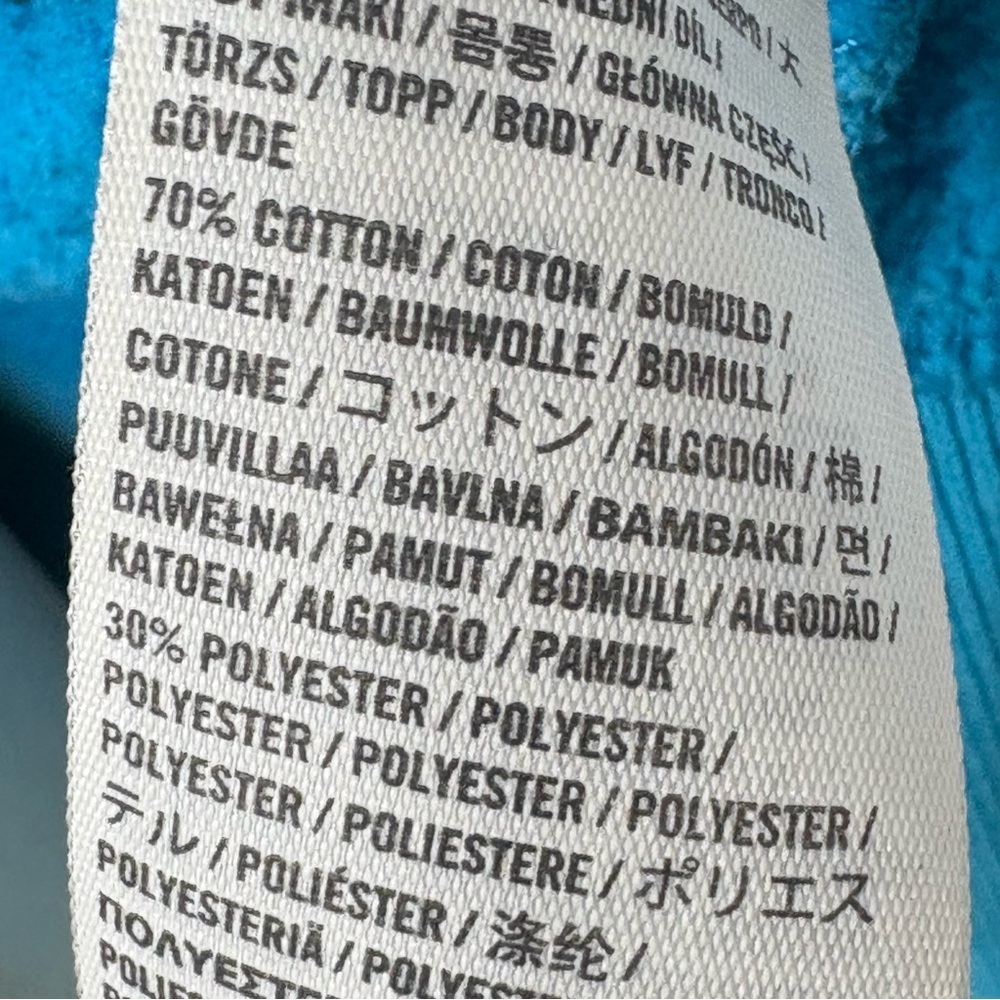 HOLLISTER California Y2K Zip Hoodie Jacket S Sky Blue - Picture 8 of 13